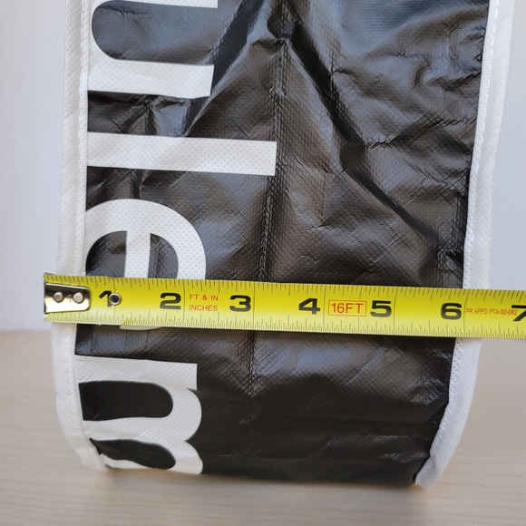 Lululemon Large Black And White Reusable Shopping Tote Bag - Picture 7 of 11